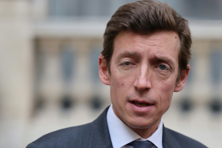 Le ministre de l'Education nationale Edouard Geffray, le 2 octobre 2026 à Paris   ( AFP / Ludovic MARIN )