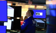 Un opérateur à la Bourse de New York, le 5 octobre 2026 ( AFP / TIMOTHY A. CLARY )