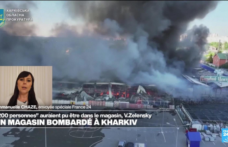 Guerre en Ukraine : à Kharkiv, "on vit toute la journée avec des explosions"