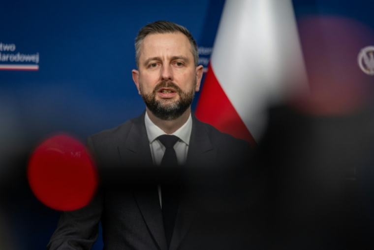 Le ministre polonais de la Défense Wladyslaw Kosiniak-Kamysz, le 25 novembre 2025 à Varsovie ( AFP / Wojtek RADWANSKI )