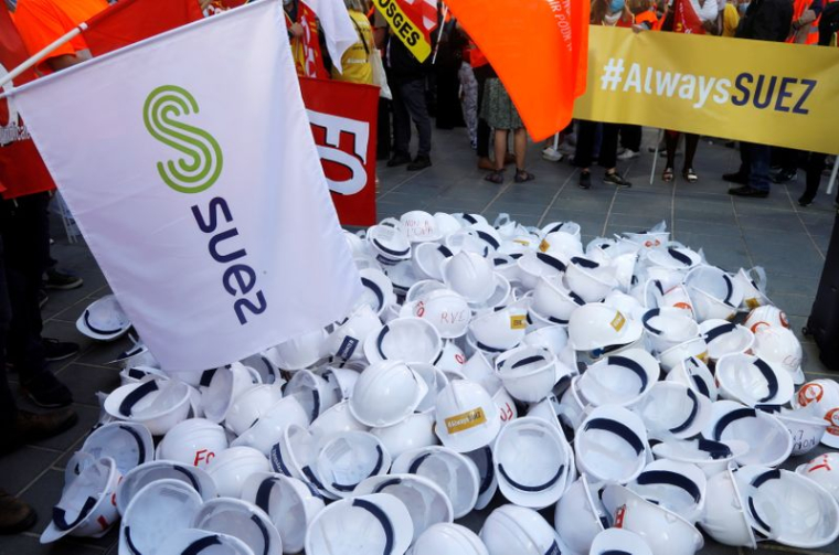 L'UE RENDRA SA DÉCISION SUR LA FUSION VEOLIA-SUEZ D'ICI FIN NOVEMBRE