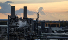 A general view of the BASF chemical industry company in Schwarzheide