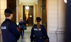 Des policiers autrichiens, à Vienne