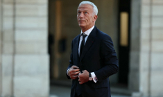 Patrick Martin, président du Medef, à Paris le 4 octobre 2024. ( AFP / THOMAS SAMSON )