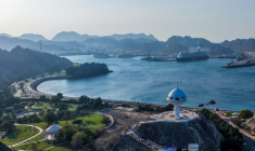 Vue de Mascate le 4 février 2026 ( AFP / Haitham AL-SHUKAIRI )