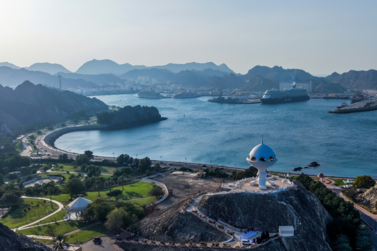 Vue de Mascate le 4 février 2026 ( AFP / Haitham AL-SHUKAIRI )