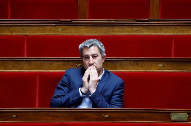 Le député François Ruffin le 13 mai 2025 à l'Assemblée nationale à Paris ( AFP / Ludovic MARIN )