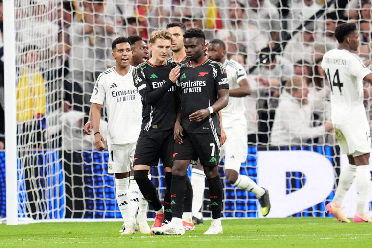 Le penalty complètement manqué de Bukayo Saka face au Real Madrid