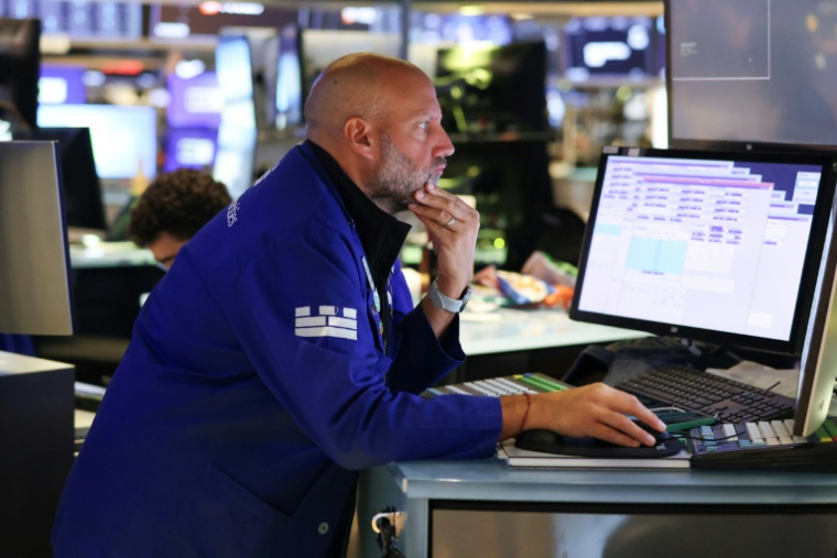 Un opérateur à la Bourse de New York, le 15 aôut 2025 ( AFP / TIMOTHY A. CLARY )