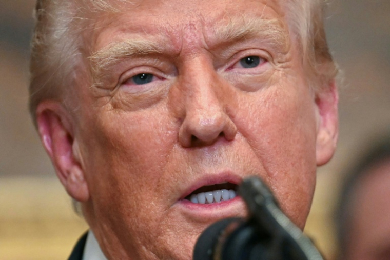 Le président américain Donald Trump à la Maison Blanche à Washington, DC, le 31 juillet 2025 ( AFP / Jim WATSON )