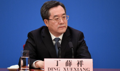 Ding Xuexiang, à Pékin, en 2023 ( AFP / GREG BAKER )