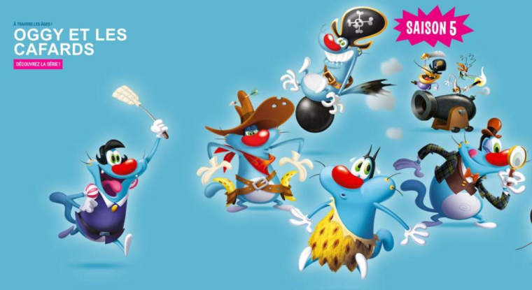 Le célèbre dessin-animé Oggy et les cafards est une production Xilam. (© Xilam)