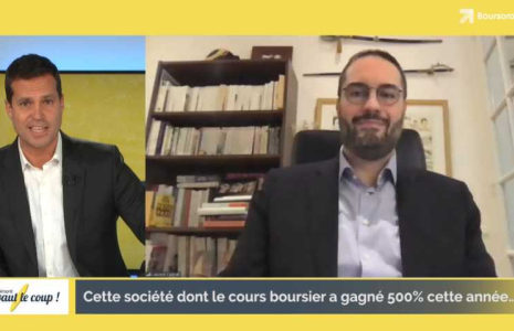 Cette société dont le cours boursier a gagné 500% cette année…