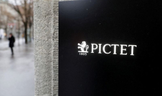 Photo du logo de la banque privée suisse Pictet