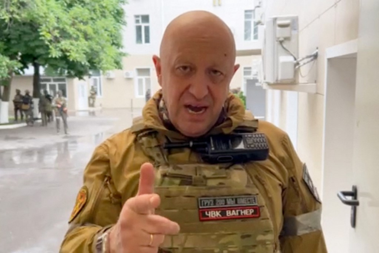 Evguéni Prigojine à Rostov-sur-le-Don, en Russie, le 24 juin 2023. ( TELEGRAM/ @concordgroup_official / HANDOUT )
