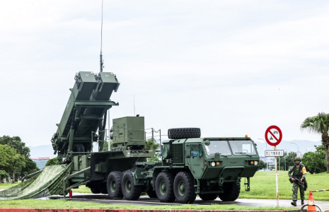 Un système de défense anti-aérienne Patriot à Taipei, à Taïwan, le 11 juillet 2025. ( AFP / I-HWA CHENG )
