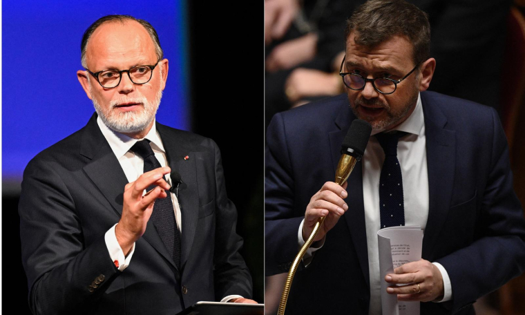 L'ancien Premier ministre Édouard Philippe et le ministre du logement Olivier Klein. (Photomontage) ( / )