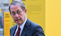 Le coordinateur de la conférence Travail et Retraites, l'ancien haut fonctionnaire Jean-Denis Combrexelle, le 16 octobre 2023, à Paris ( POOL / Miguel MEDINA )