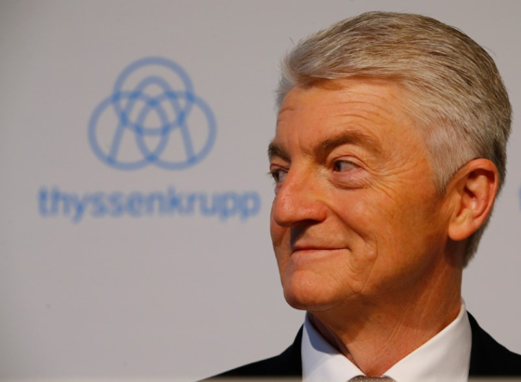 DES ACTIONNAIRES DE THYSSENKRUPP S'IMPATIENTENT