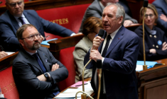 Le Premier ministre François Bayrou devant l'Assemblée nationale, à Paris, le 7 mai 2025 ( AFP / Thomas SAMSON )