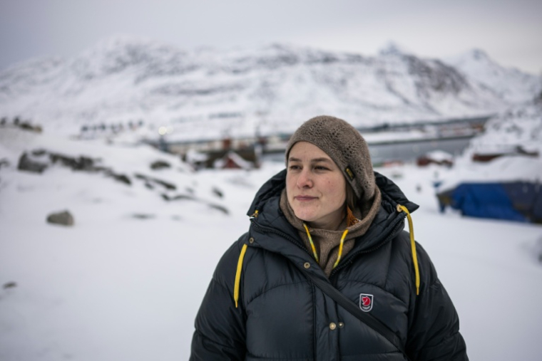 Arnakkuluk Jo Kleist, une consultante de 41 ans, photographiée le 21 janvier 2026 à Nuuk, au Groenland ( AFP / Jonathan NACKSTRAND )