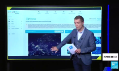 Lumière sur un photomontage de l'Ukraine plongée dans le noir