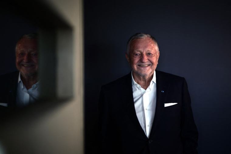 Jean-Michel Aulas, président de Cegid et candidat à la mairie de Lyon, en novembre 2025 ( AFP / OLIVIER CHASSIGNOLE )