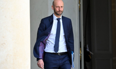 Stanislas Guerini à Paris, le 16 mai 2023. ( AFP / EMMANUEL DUNAND )