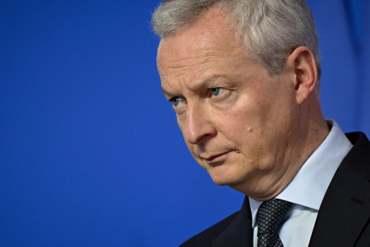 Bruno Le Maire, le 8 avril 2024, à Meudon ( AFP / BERTRAND GUAY )