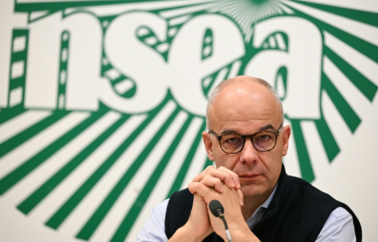 Le président de la FNSEA Arnaud Rousseau s'exprime lors d'une conférence de presse le 8 janvier 2026 à Paris ( AFP / Bertrand GUAY )