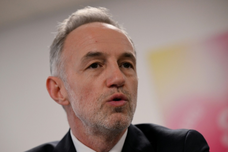 Le maire de Paris Emmanuel Grégoire, le 1er avril 2026, à Paris ( AFP / Anna KURTH )