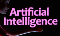 L'illustration montre les mots de l'intelligence artificielle