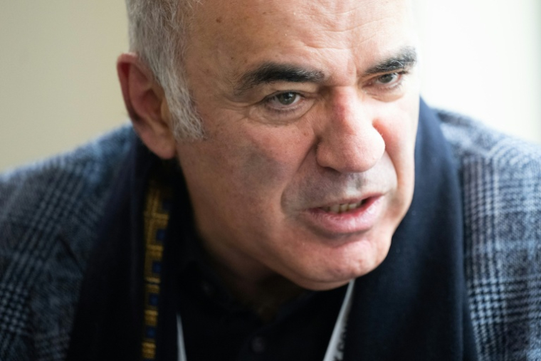 Garry Kasparov, le 12 mars 2024, à Washington ( AFP / SAUL LOEB )