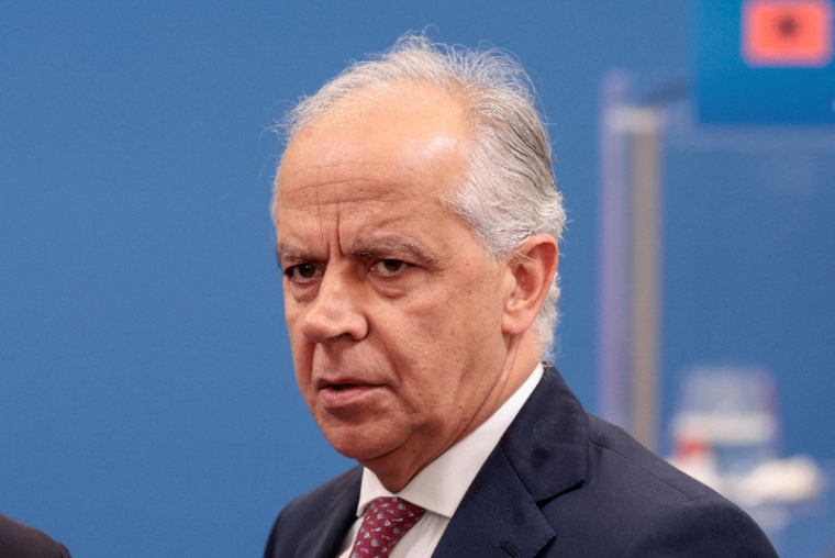 Le ministre italien de l'Intérieur Matteo Piantedosi à la Villa Doria Pamphili, à Rome, Italie