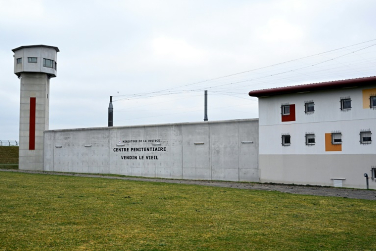 Vue générale de la prison de Vendin-le-Vieil, dans le Pas-de-Calais, le 10 avril 2025 ( AFP / FRANCOIS NASCIMBENI )
