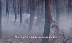 Incendie en Gironde: des pompiers de Paris en renfort
