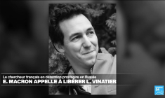 Emmanuel Macron appelle la Russie à libérer le chercheur français Laurent Vinatier