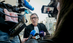 L'avocat de Christophe Ellul, Alexandre Novion, le 3 mars 2026 à Soissons, dans l'Aisne ( AFP / Francois LO PRESTI )