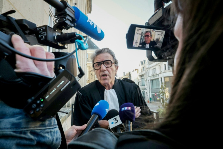 L'avocat de Christophe Ellul, Alexandre Novion, le 3 mars 2026 à Soissons, dans l'Aisne ( AFP / Francois LO PRESTI )