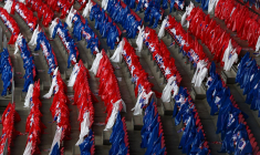 Le cortège des Parisiens est arrivé à la Puskás Arena