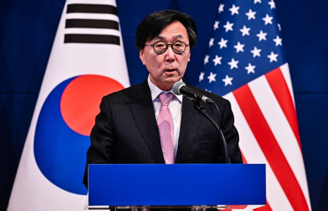 Chang Ho-jin, à Séoul, le 5 octobre 2023 ( AFP / ANTHONY WALLACE )