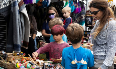 Un marché à Philadelphie, en Pennsylvanie