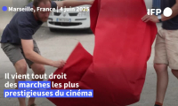 A Marseille, la deuxième vie du prestigieux tapis rouge de Cannes