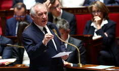 François Bayrou à l'Assemblée nationale à Paris