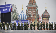 Des soldats russes sur la place Rouge de Moscou, le 29 septembre 2022 (illustration) ( AFP / ALEXANDER NEMENOV )