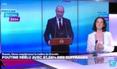 Russie : Poutine réélu avec 87,28% des suffrages