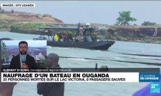 Naufrage d'un bateau en Ouganda : 25 personnes mortes sur le lac Victoria, 9 passagers sauvés