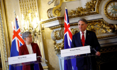 Les ministres des Affaires étrangères et de la Défense de France et d'Australie se rencontrent à Paris