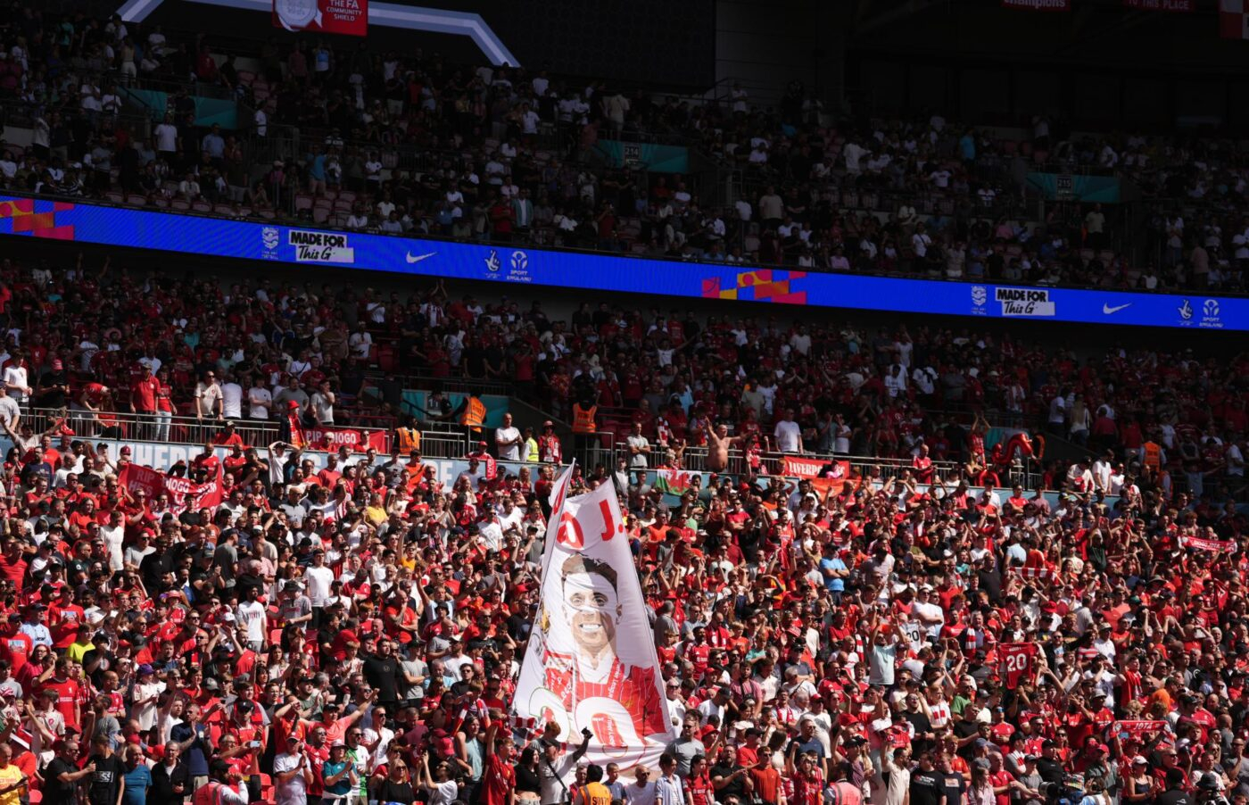 Community Shield : la minute de silence en hommage à Diogo Jota perturbée à Wembley