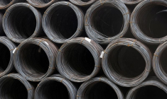 Produits ArcelorMittal dans une usine